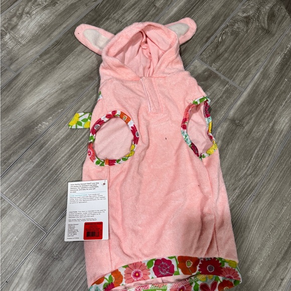 Martha Stewart new pink bunny Easter spring dog shirt - medium - Picture 4 of 6